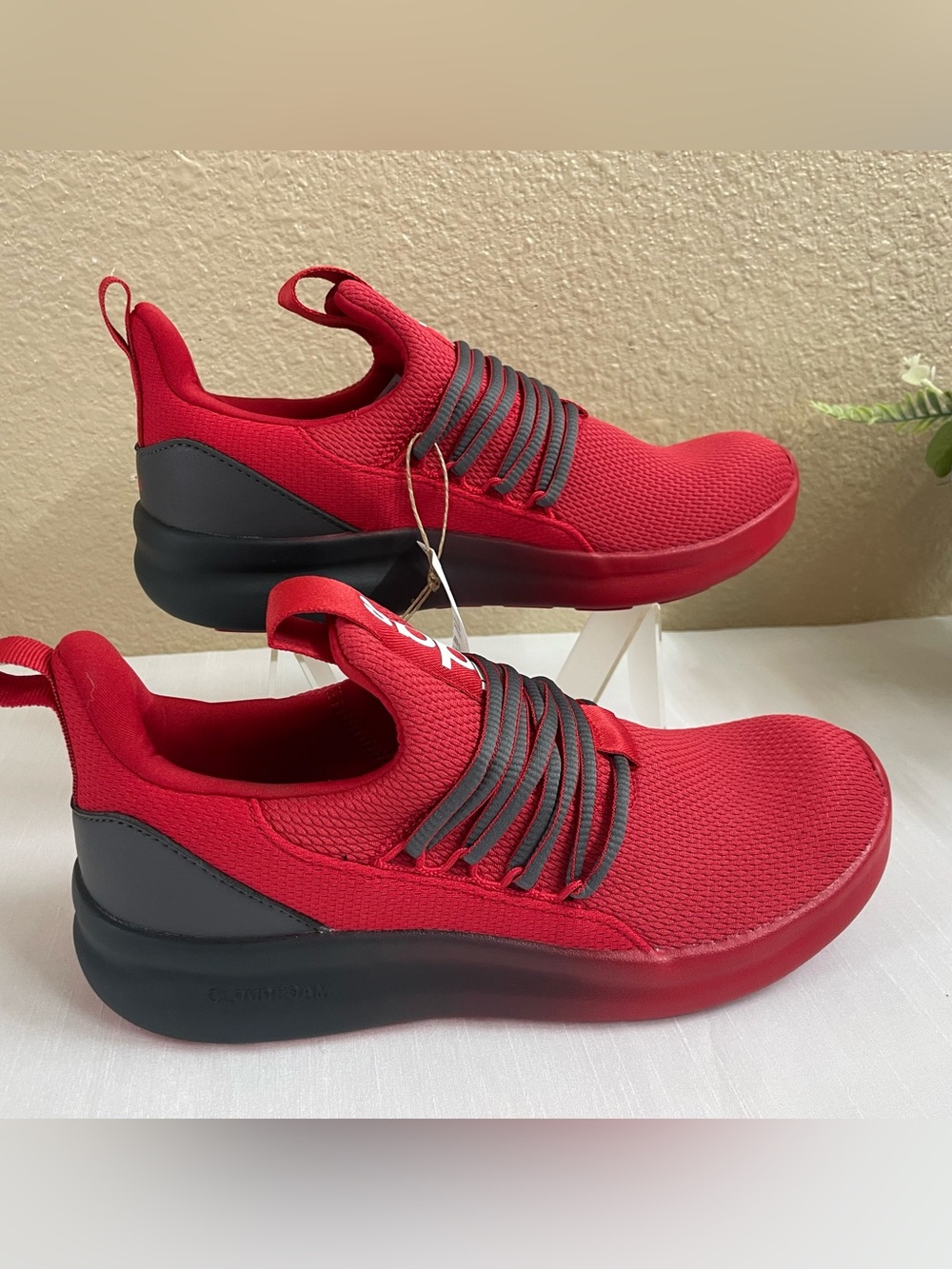 Adidas Lite Racer Adapt 7.0 Sneakers  Better Scarlet (Big Kids ) US 7